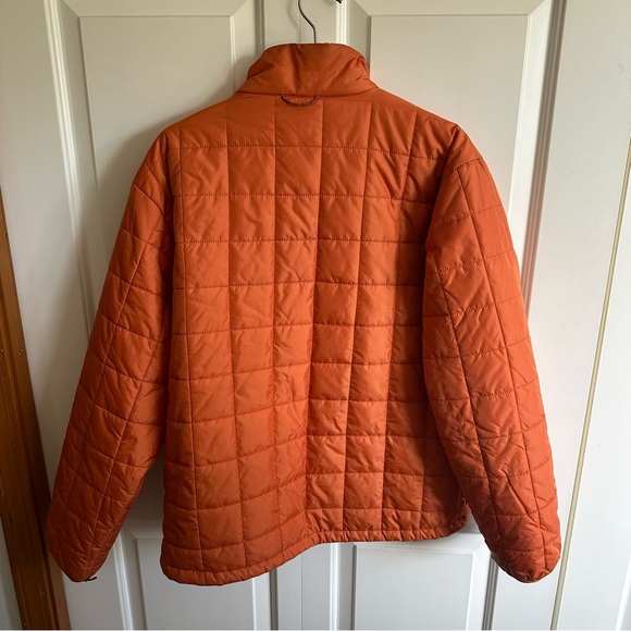 L.L. Bean Quilted Jacket Puffer Orange - Picture 3 of 8